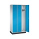 C+P locker Intro, 3 compartments, H1950B920D490 mm, No. 8170-301|S10003 - Clothes locker (workshop) - 2