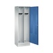 C+P Classic locker, 2 compartments, H1800B610D500 mm, No. 8220-20|S10005 - Clothes locker (workshop) - 2