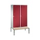 C+P Locker Classic, 4 compartments, H2090B1190D815 mm, No. 8250-40|S10001 - Clothes locker (workshop) - 1