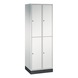 C+P Locker double-decker Intro, 2 compartments, H1950B620D490 mm, No. 8270-201|S10000 - Clothes locker (workshop) - 1