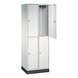 C+P Locker double-decker Intro, 2 compartments, H1950B620D490 mm, No. 8270-201|S10000 - Clothes locker (workshop) - 2