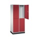 C+P Locker double-decker Intro, 2 compartments, H1950B820D490 mm, No. 8270-202|S10001 - Clothes locker (workshop) - 2