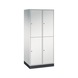 C+P Locker double-decker Intro, 2 compartments, H1950B820D590 mm, No. 8270-203|S10000 - Clothes locker (workshop) - 1