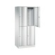 C+P Locker double-decker Resisto, 2 compartments, H1950B772D540 mm No. 8270-272|S10021 - Clothes locker (workshop) - 2