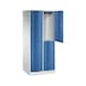 C+P Locker double-decker Resisto, 2 compartments, H1950B772D640 mm No. 8270-273|S10010 - Clothes locker (workshop) - 2