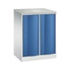 C+P Locker Resisto, 2 compartments, H1077B772D540 mm, / No. 8271-272|S10012 - Clothes locker (workshop) - 1