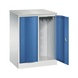 C+P Locker Resisto, 2 compartments, H1077B772D540 mm, / No. 8271-272|S10012 - Clothes locker (workshop) - 2
