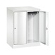 C+P Locker Resisto, 2 compartments, H1077B772D540 mm, No. 8271-272|S10051 - Clothes locker (workshop) - 2