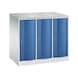 C+P Locker Resisto, 3 compartments, H1077B1148D640 mm, / No. 8271-373|S10003 - Clothes locker (workshop) - 1