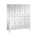 C+P Locker double-decker Classic, 4 compartments, H1850B1590D500 mm No. 8310-42|S10000 - Clothes locker (workshop) - 1