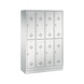 C+P Locker double-decker Classic, 4 compartments, H1800B1190D500 mm No. 8320-40|S10000 - Clothes locker (workshop) - 1