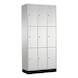 C+P Intro locker cabinet, 9 compartments, H1950B920D490 mm, No. 8370-301|S10001 - Clothes locker (workshop) - 1