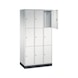 C+P Intro locker cabinet, 9 compartments, H1950B920D490 mm, No. 8370-301|S10001 - Clothes locker (workshop) - 2