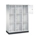 C+P XL locker cabinet Intro, 9 compartments, H1751B1220D480 mm No. 8370A302|S10007 - Clothes locker (workshop) - 2