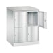 C+P XL locker cabinet Resisto, H1077B772D640 mm No. 8472-273|S10000 - Clothes locker (workshop) - 2
