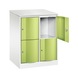 C+P XL locker cabinet Resisto, H1077B772D640 mm No. 8472-273|S10093 - Clothes locker (workshop) - 2