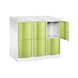 C+P XL locker cabinet Resisto, H1077B1148D640 mm No. 8472-373|S10121 - Clothes locker (workshop) - 2