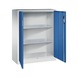 C+P workshop cabinet, H1200B930D400 mm, light gray/ gentian blue No. 8520-000|S10092 - Workshop cabinet - 2