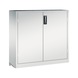 C+P heavy-duty cabinet, H1200B1200D500 mm, light gray No. 8531-052|S10181 - Workshop cabinet - 1