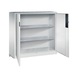 C+P heavy-duty cabinet, H1200B1200D500 mm, light gray No. 8531-052|S10181 - Workshop cabinet - 2
