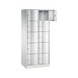 C+P locker cabinet Resisto, 10 compartments, H1950B772D540 mm, No. 8570-272|S10000 - Clothes locker (workshop) - 2