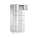 C+P XL locker cabinet Resisto, H1950B772D640 mm No. 8570-273|S10000 - Clothes locker (workshop) - 2