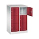 C+P Locker cabinet Resisto, 6 compartments, H1255B772D540 mm No. 8573-272|S10111 - Clothes locker (workshop) - 2
