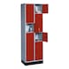 C+P locker cabinet Intro, 12 compartments, H1950B620D490 mm, No. 8670-201|S10005 - Clothes locker (workshop) - 2