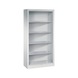C+P Workshop shelf with rear panel, H1950B930D400 mm, light gray No. 8920-02|S10000 - Shelving (workshop) - 1