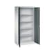 C+P Workshop cabinet, H1950B930D500 mm, light gray/anthracite No. 8921-00|S10452 - Workshop cabinet - 2