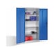 C+P Workshop cupboard H1950B930D500 mm light gray/light blue No 8921-05|S10094 - Workshop cabinet - 2