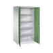 C+P Werkstattschrank, H1950B930T800 mm, Lichtgrau/Resedagrün Nr. 8924-00|S10166 - Werkstattschrank - 1
