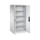 C+P heavy-duty cupboard, H1950B930D800 mm, light gray No. 8924-052|S10085 - Workshop cabinet - 1