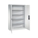 C+P Heavy-duty cupboard, H1950B1200D400 mm, light gray No. 8930-052|S10189 - Workshop cabinet - 1