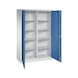 C+P Workshop cupboard 10 compartments, H1950B1200D500 mm, No. 8931-311|S10123 - Clothes locker (workshop) - 1