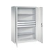 C+P Workshop cupboard with drawer fronts H1950W1200D600 mm No 8932-5030|S10071 - Workshop cabinet - 1