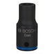 BOSCH Socket wrench insert SW 6 mm L 25 mm 13 mm M3.5 10.2 mm 1608551002 - Socket wrench bit (hexagon) - 1