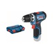 BOSCH cordless drill driver GSR 12V-15 FC solo version 1 attachment L-BOXX 06019F6002 - Drill driver (cordless) - 1