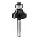 BOSCH Rounding cutter 1/4-inch R1 6.3 mm D 25.4 mm L 13.2 mm G 54 mm 2608628421 - Milling cutter with shank and non-detachable cutting edges (other) - 1