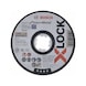 BOSCH X-LOCK Expert InoxMetal 115 x 1 x 22.23 mm cut-off wheel straight 2608619263 - Abrasive made of bonded abrasive with bore or thread - 1