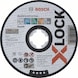 BOSCH X-LOCK cutting-off wheel Multi Material 125 x 1.6 x 22.23 straight 2608619270 - Abrasive made of bonded abrasive with bore or thread - 1