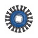 BOSCH X-LOCK disc brush 115 mm knotted steel wire 2608620731 - Abrasive made of bonded abrasive with bore or thread - 1