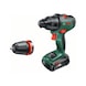 BOSCH cordless drill AdvancedImpact 18 1 x rechargeable battery PBA 18V 2.5Ah 06039B5108 - Impact drill (cordless) - 1
