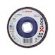 BOSCH Flap disc X571 straight 115 mm K 60 1 pc 2608619206 - Abrasive made of bonded abrasive with bore or thread - 1