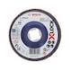 BOSCH Flap disc X571 straight 125 mm K 80 1 pc 2608619211 - Abrasive made of bonded abrasive with bore or thread - 1