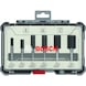 BOSCH 6-piece router bit set 1/4-inch shank2607017467 - Routers (parts) - 1
