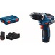 BOSCH cordless drill driver GSR 12V-35 with 2 x 3.0 Ah Li-Ion battery L-BOXX 06019H8002 - Drill driver (cordless) - 1