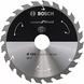 BOSCH Cordless Circular Saw Blade Standard for Wood 165 x 1.5/1 x 30 24 teeth 2608837688 - Circular saw blade (machines) - 1