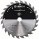 BOSCH Cordless Circular Saw Blade Standard Wood 184 x 1.6/1.1 x 20 24 teeth 2608837702 - Circular saw blade (machines) - 1