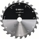 BOSCH Cordless Circular Saw Blade Standard Wood 254 x 2.2/1.6 x 30 24 teeth 2608837733 - Circular saw blade (machines) - 1